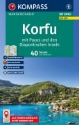 Cover-Bild zum Titel 'KOMPASS Wanderführer Korfu mit Paxos und den Diapontischen Inseln, 40 Touren mit Extra-Tourenkarte' von 'Lutz Redecker'
