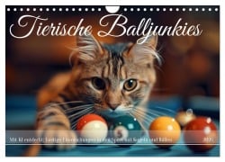 Cover-Bild zum Titel 'Tierische Balljunkies (Wandkalender 2026 DIN A4 quer), CALVENDO Monatskalender' von 'Kerstin Waurick'