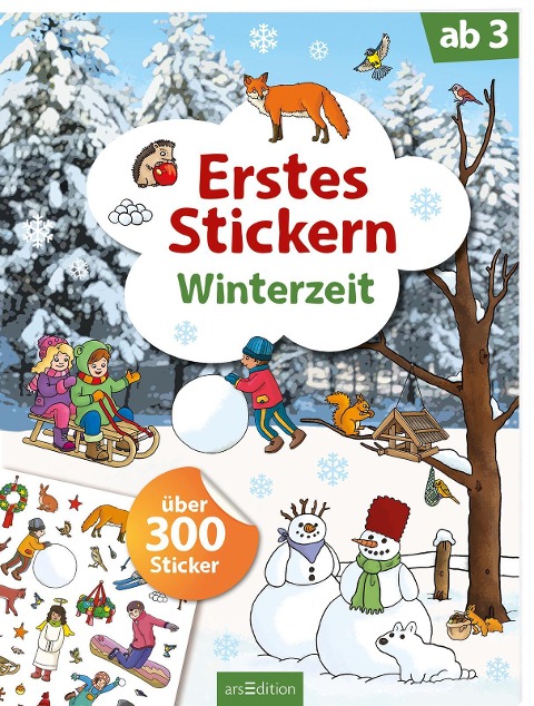 Erstes Stickern - Winterzeit - 