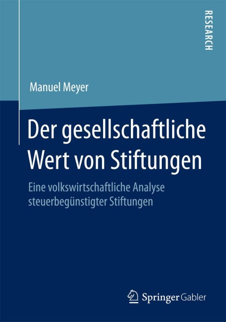 Der gesellschaftliche Wert von Stiftungen - Manuel Meyer