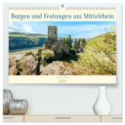 Cover-Bild zum Titel 'Burgen und Festungen am Mittelrhein (hochwertiger Premium Wandkalender 2026 DIN A2 quer), Kunstdruck in Hochglanz' von 'Www. Ehess. de Hess'
