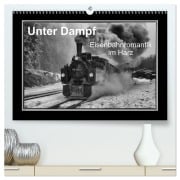 Cover-Bild zum Titel 'Unter Dampf - Eisenbahnromantik im Harz (hochwertiger Premium Wandkalender 2026 DIN A2 quer), Kunstdruck in Hochglanz' von 'Marion Maurer'