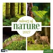 Cover-Bild zum Titel 'Colours of Nature Kalender 2027 - 30x30 - Art12' von 'Ackermann Kunstverlag GmbH'