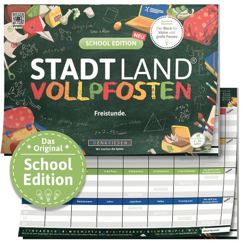 DENKRIESEN - STADT LAND VOLLPFOSTEN® - SCHOOL EDITION - "Freistunde." - A4 - Denis Görz, Ricardo Barreto