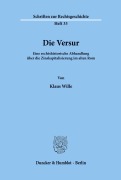 Cover-Bild zum Titel 'Die Versur.' von 'Klaus Wille'