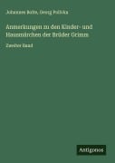 Cover-Bild zum Titel 'Anmerkungen zu den Kinder- und Hausmärchen der Brüder Grimm' von 'Johannes Bolte, Georg Polívka'