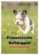 Cover-Bild zum Titel 'Französische Bulldoggen - Eine Bully Liebeserkärung (Wandkalender 2026 DIN A2 hoch), CALVENDO Monatskalender' von 'Yvonne Obermüller'