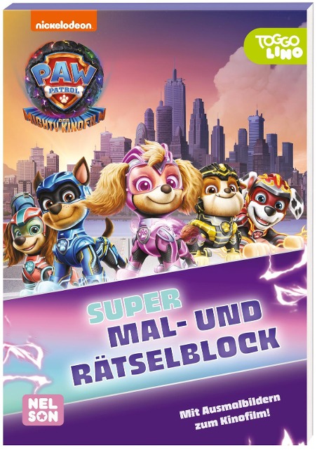 PAW Patrol - Der Mighty Kinofilm: Super Mal- und Rätselblock - 