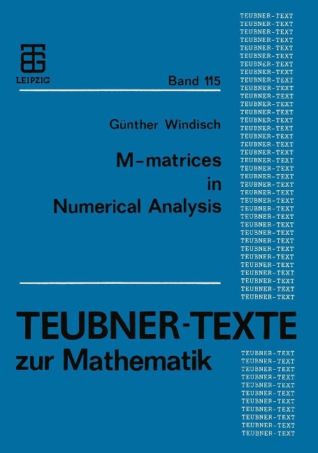 M-matrices in Numerical Analysis - 
