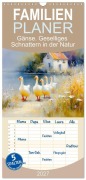 Cover-Bild zum Titel 'Familienplaner 2027 - Gänse. Geselliges Schnattern in der Natur mit 5 Spalten (Wandkalender, 21 x 45 cm) CALVENDO' von 'Rose Hurley'