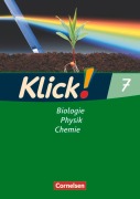 Cover-Bild zum Titel 'Klick! Biologie, Physik, Chemie 7. Arbeitsheft. Westliche Bundesländer sowie Berlin/Brandenburg' von 'Sylvia Gredig, Nils Krautwald, Catrin Nossek, Benjamin Schmidt, Patrick Schönecker'