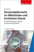 Cover-Bild zum Titel 'Personalaktenrecht im öffentlichen und kirchlichen Dienst' von 'Dirk Lenders'