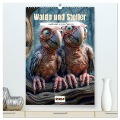 Waldo und Stefler (hochwertiger Premium Wandkalender 2024 DIN A2 hoch), Kunstdruck in Hochglanz - Harald Laier