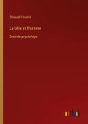 Cover-Bild zum Titel 'La bête et l'homme' von 'Édouard Fournié'