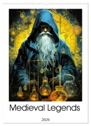 Medieval Legends (Wall Calendar 2026 DIN A2 portrait), CALVENDO 12 Month Wall Calendar - Justyna Jaszke JBJart