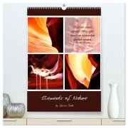 Elements of Nature (hochwertiger Premium Wandkalender 2026 DIN A2 hoch), Kunstdruck in Hochglanz - Crystallights By Sylvia Seibl