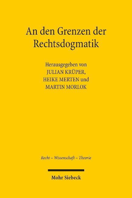 An den Grenzen der Rechtsdogmatik - 