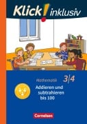 Cover-Bild zum Titel 'Klick! inklusiv 3./4. Schuljahr - Grundschule / Förderschule - Mathematik - Addieren und subtrahieren' von 'Silke Burkhart, Petra Franz, Silvia Weisse'
