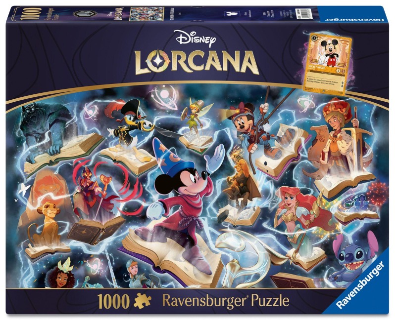 Erwachsenenpuzzle 1000 Teile - Disney Lorcana - Glimmers of the Realm: Steel - 