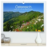 Cover-Bild zum Titel 'Österreich. Grüße vom Land der Berge und Seen (hochwertiger Premium Wandkalender 2026 DIN A2 quer), Kunstdruck in Hochglanz' von 'Elisabeth Stanzer'