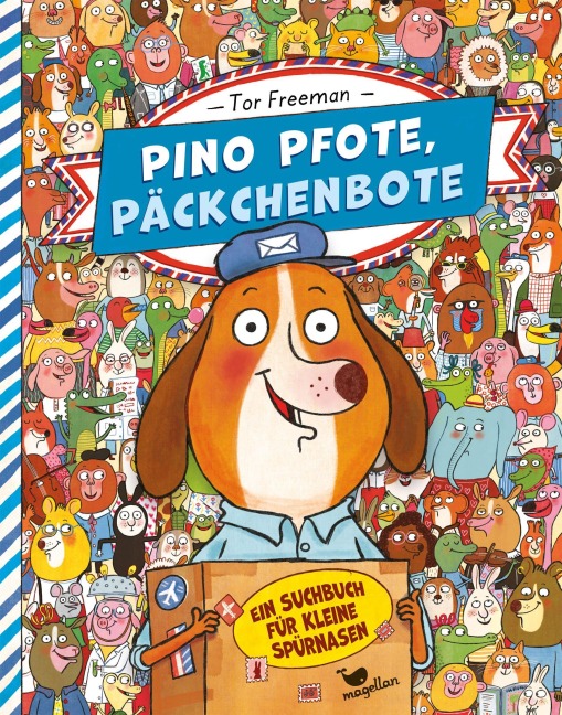 Pino Pfote, Päckchenbote 01. Ein Suchbuch für kleine Spürnasen - Tor Freeman