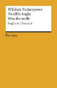 Cover-Bild zum Titel 'Twelfth Night / Was ihr wollt (Der Dreikönigstag)' von 'William Shakespeare'