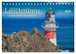 Leuchtürme - immer wieder faszinierend (Tischkalender 2025 DIN A5 quer), CALVENDO Monatskalender - Peter Roder