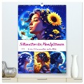 Silhouetten der Mondgöttinnen (hochwertiger Premium Wandkalender 2025 DIN A2 hoch), Kunstdruck in Hochglanz - Katharina Stachanczyk