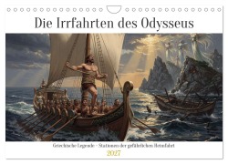 Cover-Bild zum Titel 'Die Irrfahrten des Odysseus (Wandkalender 2027 DIN A4 quer), CALVENDO Monatskalender' von 'Claudia Klemann'