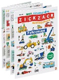 Mein riesengroßes ZICKZACK Ausklappbuch - Fahrzeuge - Makii