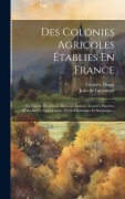 Cover-Bild zum Titel 'Des Colonies Agricoles Établies En France: En Faveur Des Jeunes Détenus, Enfants Trouves, Pauvres, Orphelins Et Abandonnés: Précis Historique Et Stati' von 'Jules de Lamarque, Gustave Dugat'