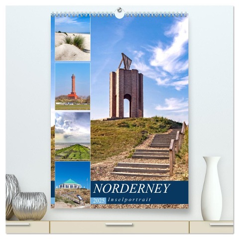 Norderney Inselportrait (hochwertiger Premium Wandkalender 2025 DIN A2 hoch), Kunstdruck in Hochglanz - Andrea Dreegmeyer