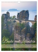 Cover-Bild zum Titel 'Bastei und Lilienstein - Unterwegs an zwei märchenhaften Orten in der Sächsischen Schweiz (Wandkalender 2026 DIN A4 hoch), CALVENDO Monatskalender' von 'Thomas Bugdoll'