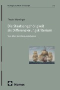 Cover-Bild zum Titel 'Die Staatsangehörigkeit als Differenzierungskriterium' von 'Thedor Wanninger'