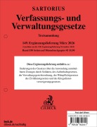 Cover-Bild zum Titel 'Verfassungs- und Verwaltungsgesetze 149. Ergänzungslieferung' von ''