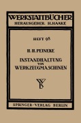 Cover-Bild zum Titel 'Instandhaltung von Werkzeugmaschinen' von 'H. H. Peineke'