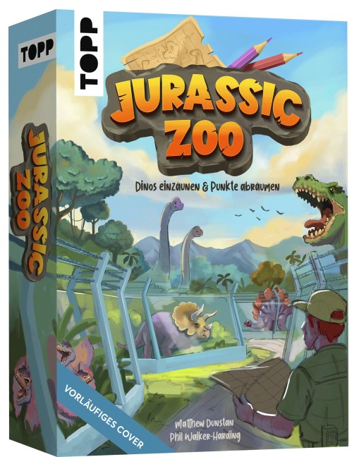 Jurassic Zoo - Dinos einzäunen & Punkte abräumen - Matthew Dunstan, Phil Walker-Harding