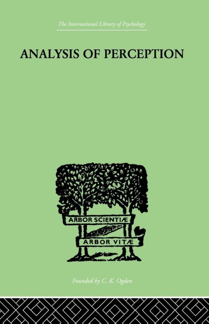 Analysis Of Perception - J R Smythies