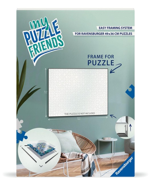 Puzzlezubehör - Puzzle-Rahmen, weiß - 
