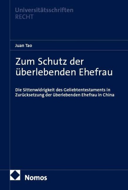 Zum Schutz der überlebenden Ehefrau - Juan Tao