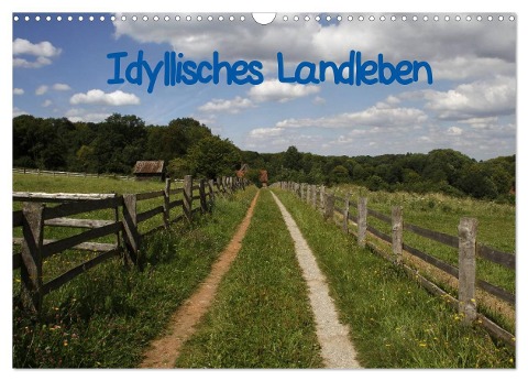 Idyllisches Landleben (Wandkalender 2024 DIN A3 quer), CALVENDO Monatskalender - Antje Lindert-Rottke