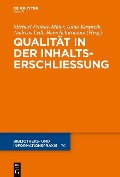 Cover-Bild zum Titel 'Qualität in der Inhaltserschließung' von ''