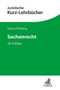 Cover-Bild zum Titel 'Sachenrecht' von 'Hanns Prütting, Friedrich Lent, Karl Heinz Schwab'