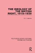 Cover-Bild zum Titel 'Ideology of the British Right, 1918-39' von 'G. C. Webber'