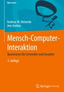 Cover-Bild zum Titel 'Mensch-Computer-Interaktion' von 'Andreas M. Heinecke, Jens Gerken'
