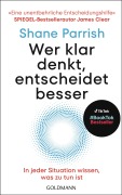 Cover-Bild zum Titel 'Wer klar denkt, entscheidet besser' von 'Shane Parrish'