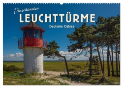 Die schönsten Leuchttürme - Deutsche Ostsee (Wandkalender 2025 DIN A2 quer), CALVENDO Monatskalender - Karl H. Warkentin