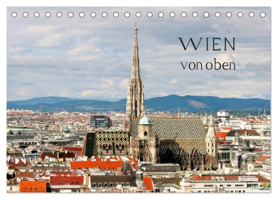 WIEN von oben (Tischkalender 2026 DIN A5 quer), CALVENDO Monatskalender - ViennaFrame ViennaFrame