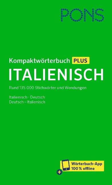 PONS Kompaktwörterbuch Plus Italienisch - 