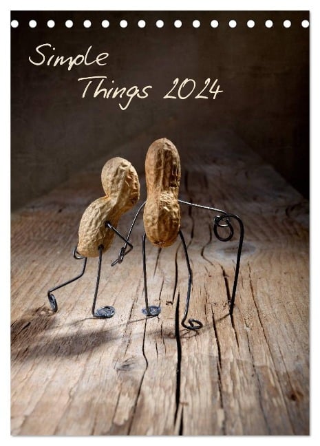 Simple Things 2024 (Tischkalender 2024 DIN A5 hoch), CALVENDO Monatskalender - Nailia Schwarz